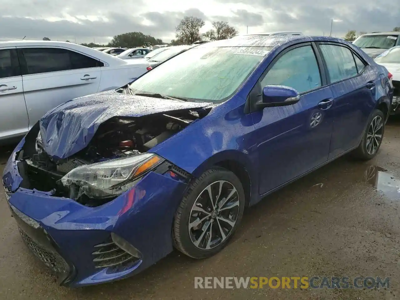 1 Photograph of a damaged car 5YFBURHE9KP869982 TOYOTA COROLLA 2019