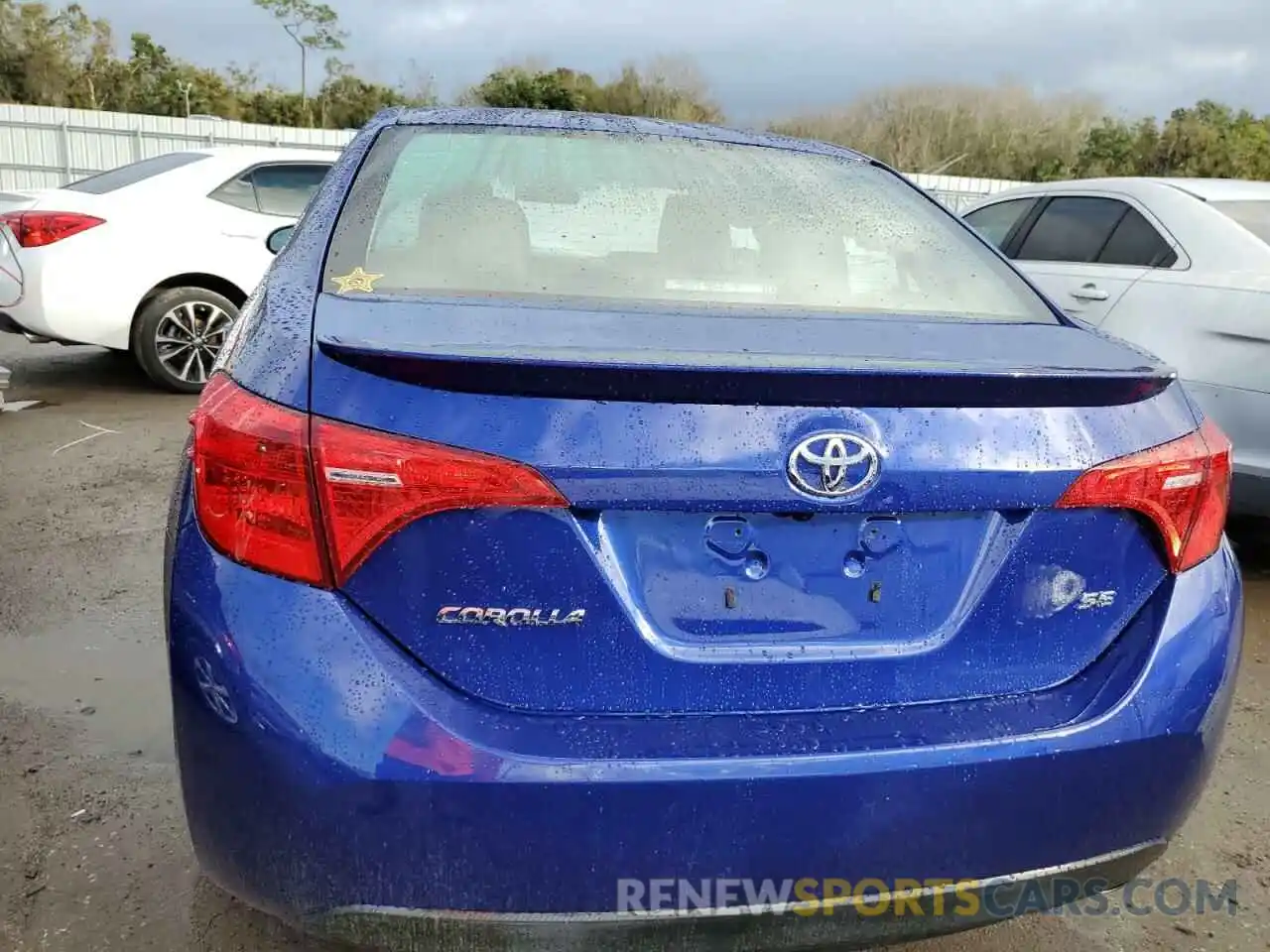 6 Photograph of a damaged car 5YFBURHE9KP869982 TOYOTA COROLLA 2019