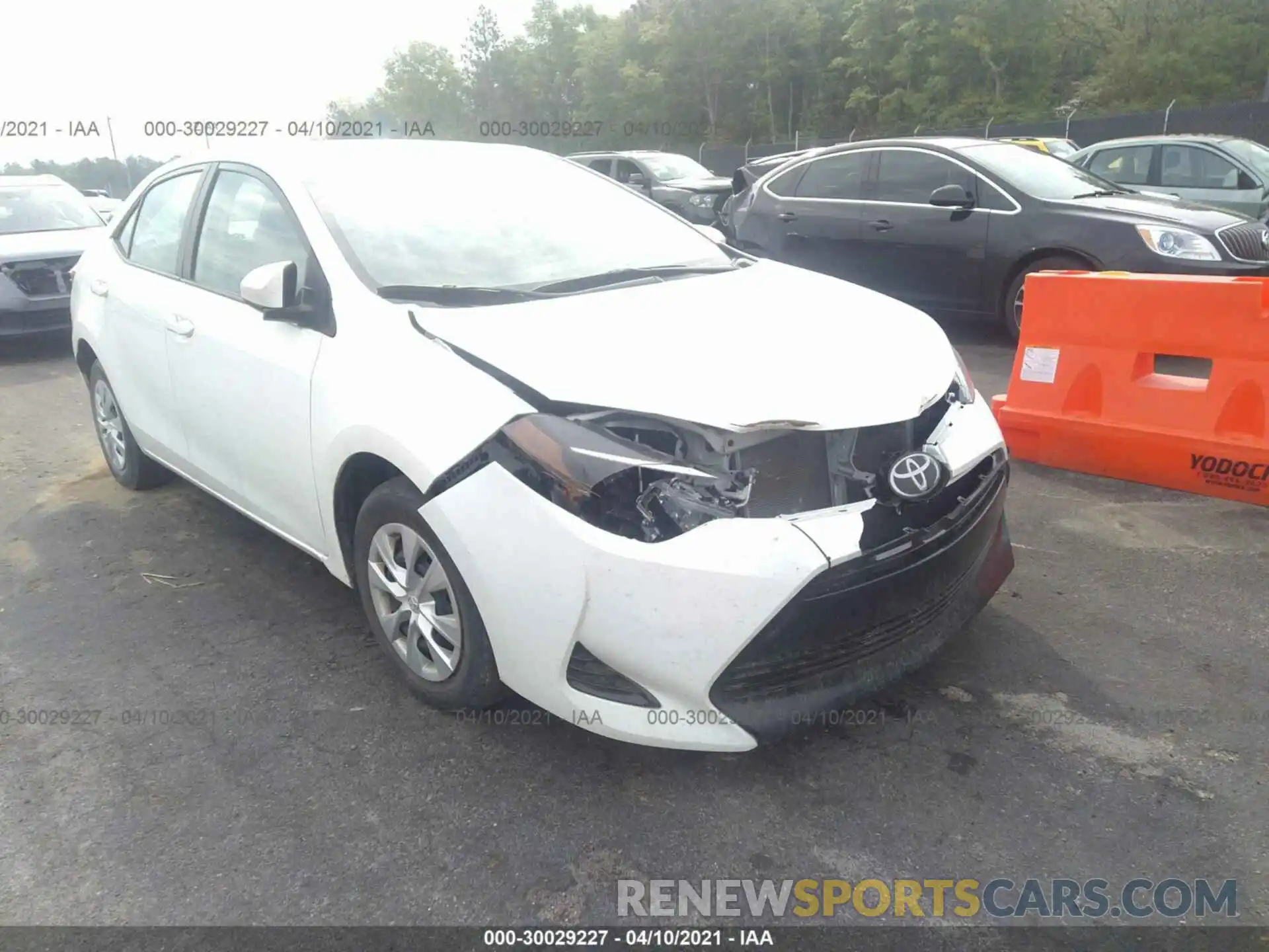 6 Photograph of a damaged car 5YFBURHE9KP871280 TOYOTA COROLLA 2019