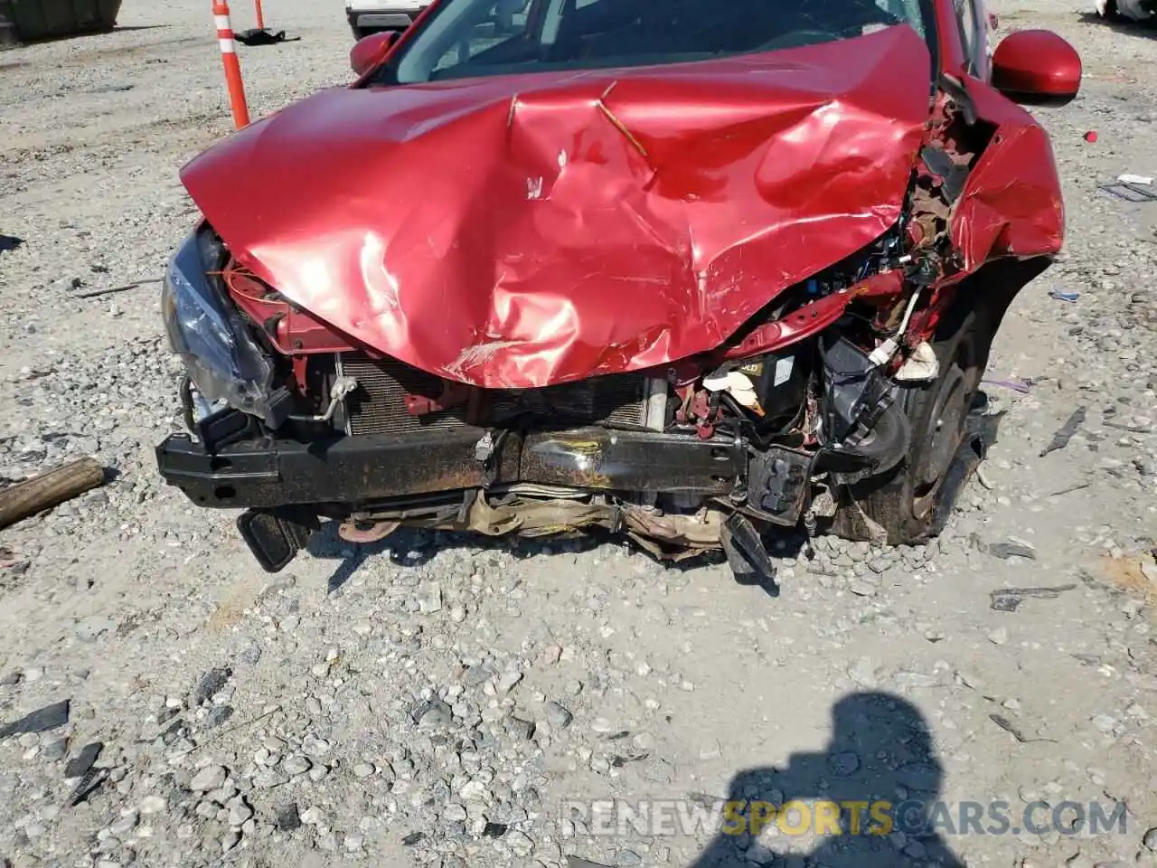 9 Photograph of a damaged car 5YFBURHE9KP871764 TOYOTA COROLLA 2019