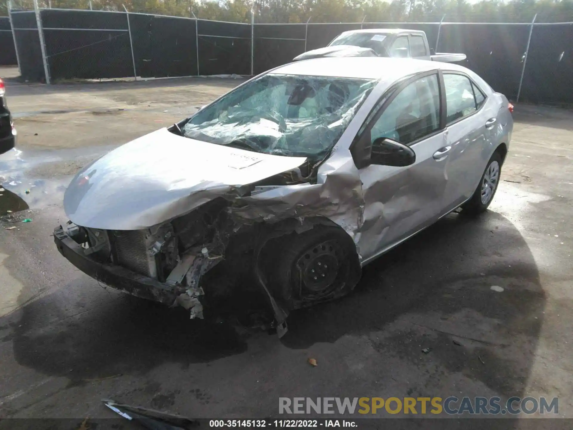 2 Photograph of a damaged car 5YFBURHE9KP874230 TOYOTA COROLLA 2019