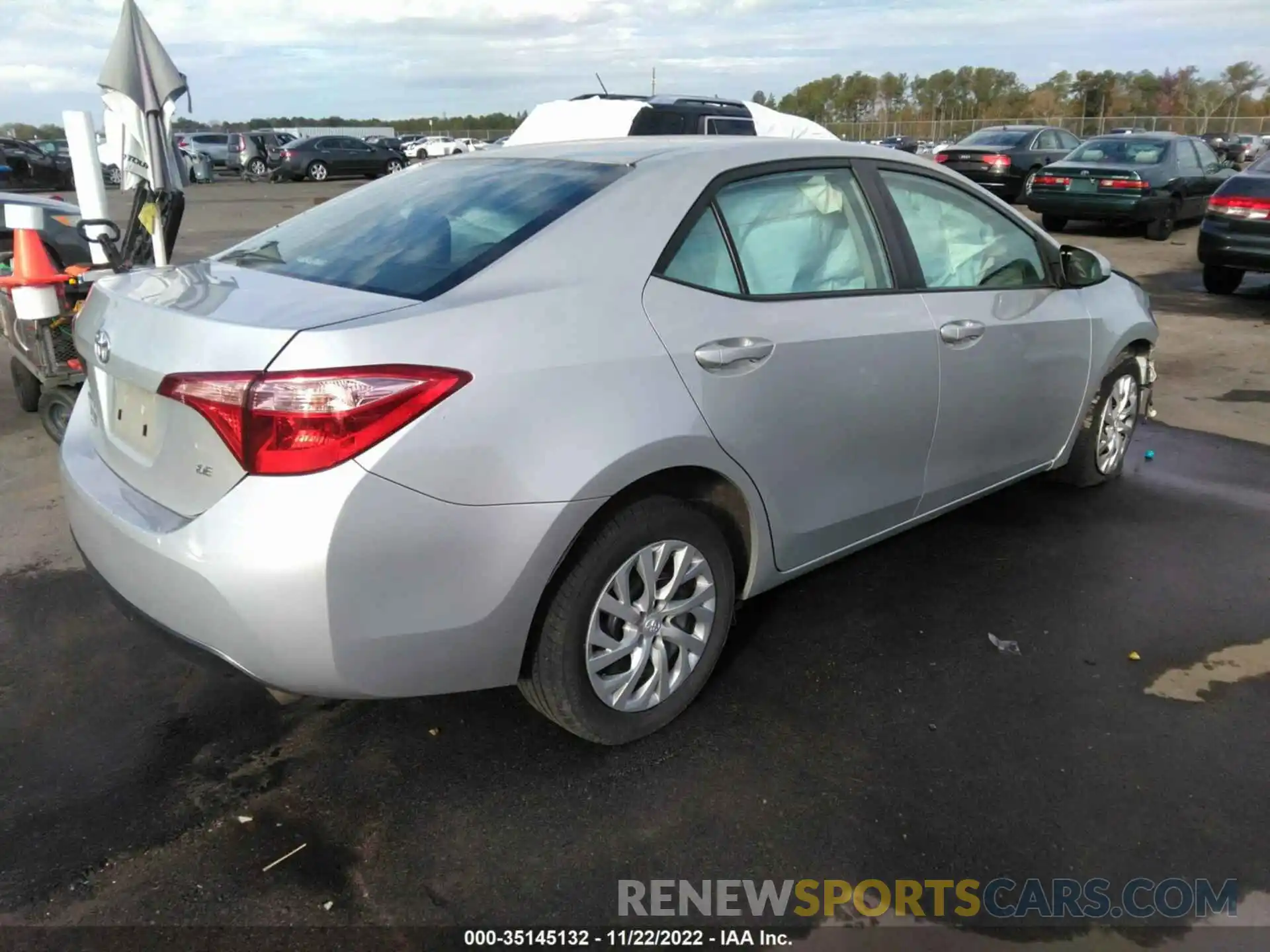 4 Photograph of a damaged car 5YFBURHE9KP874230 TOYOTA COROLLA 2019