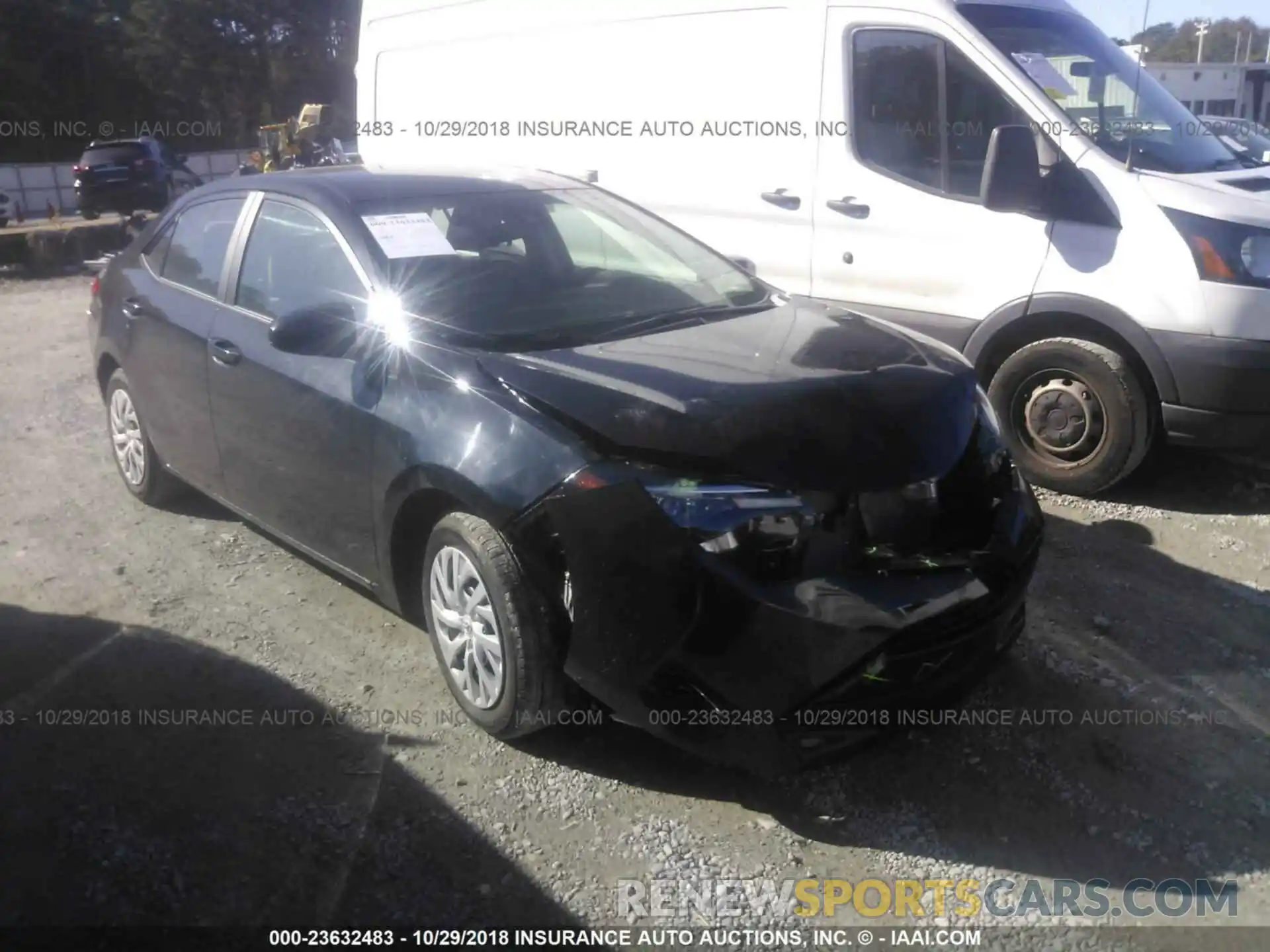 1 Photograph of a damaged car 5YFBURHE9KP875605 Toyota Corolla 2019