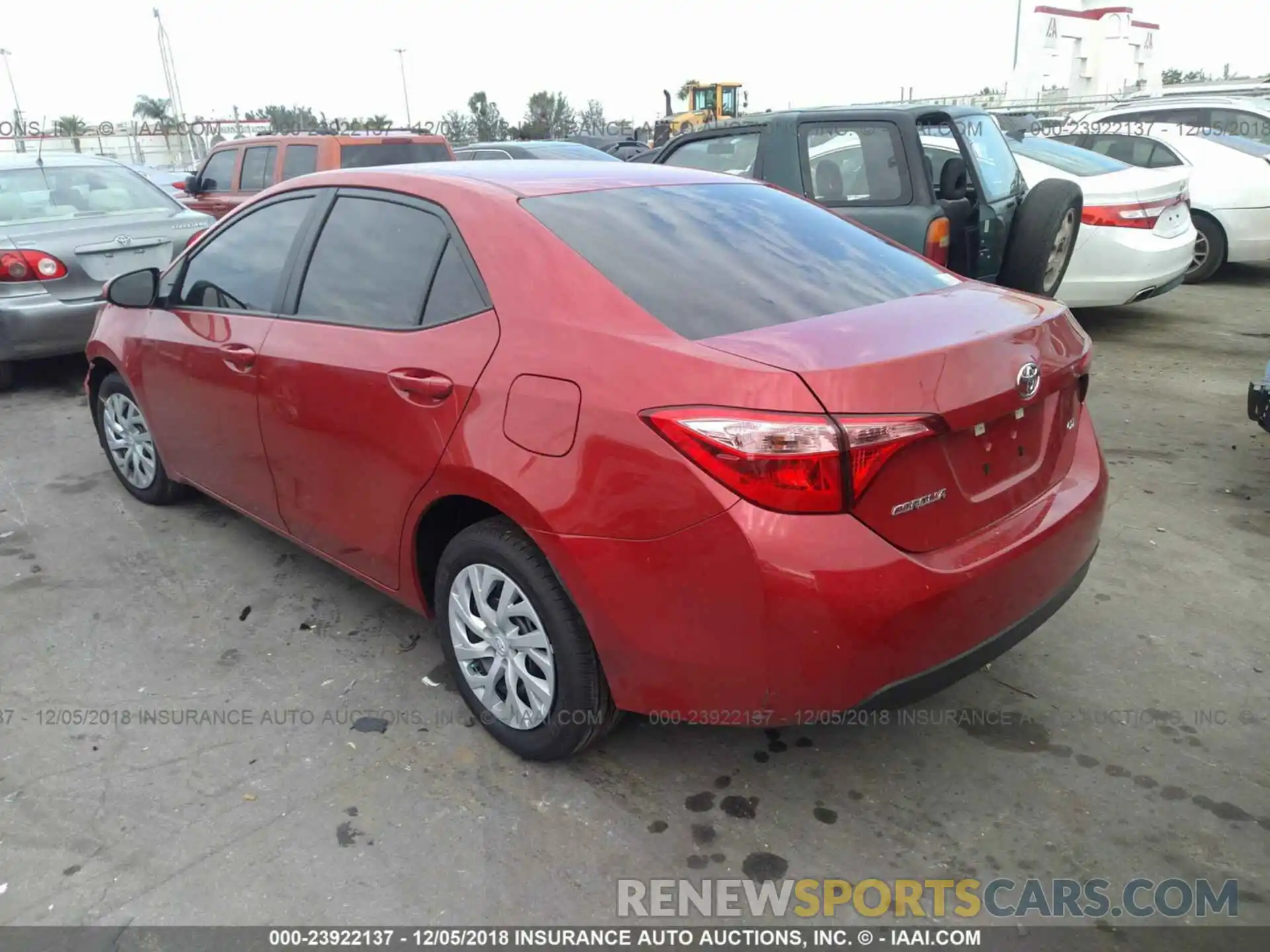 3 Photograph of a damaged car 5YFBURHE9KP876513 TOYOTA COROLLA 2019