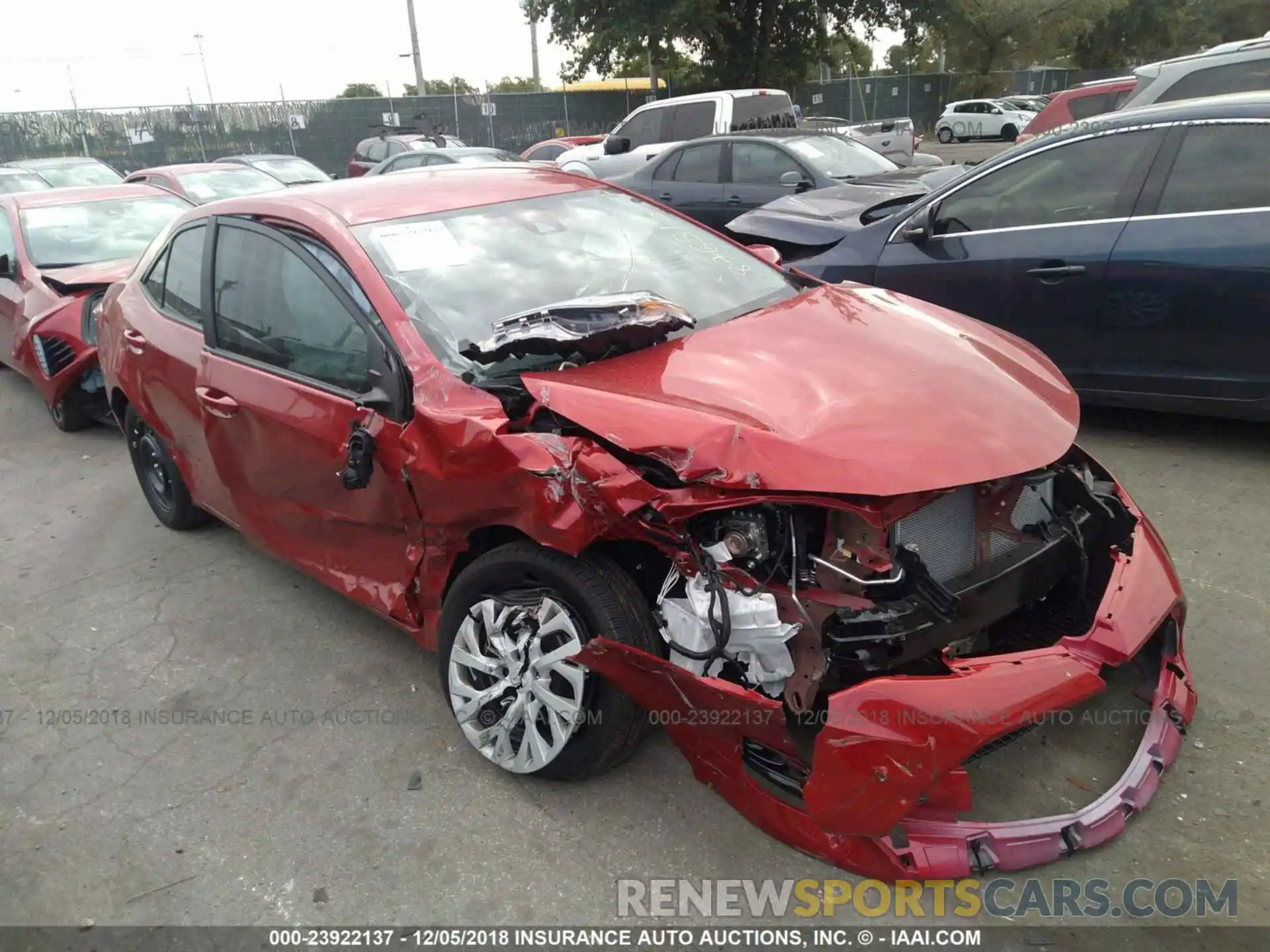 6 Photograph of a damaged car 5YFBURHE9KP876513 TOYOTA COROLLA 2019