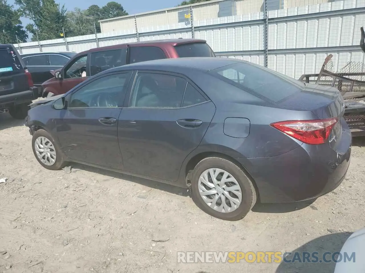2 Photograph of a damaged car 5YFBURHE9KP877872 TOYOTA COROLLA 2019