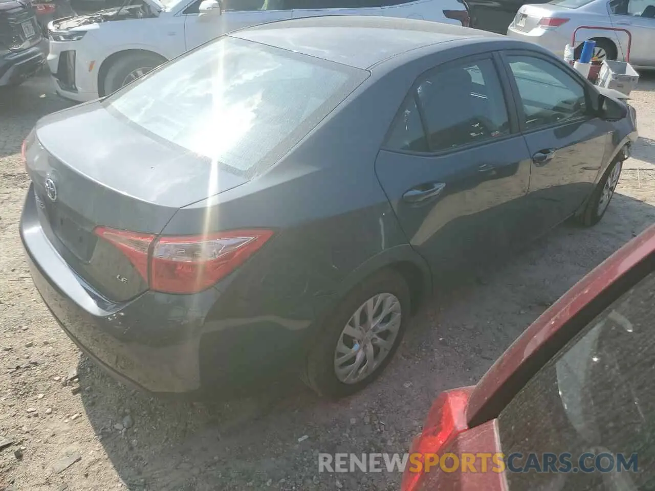 3 Photograph of a damaged car 5YFBURHE9KP877872 TOYOTA COROLLA 2019