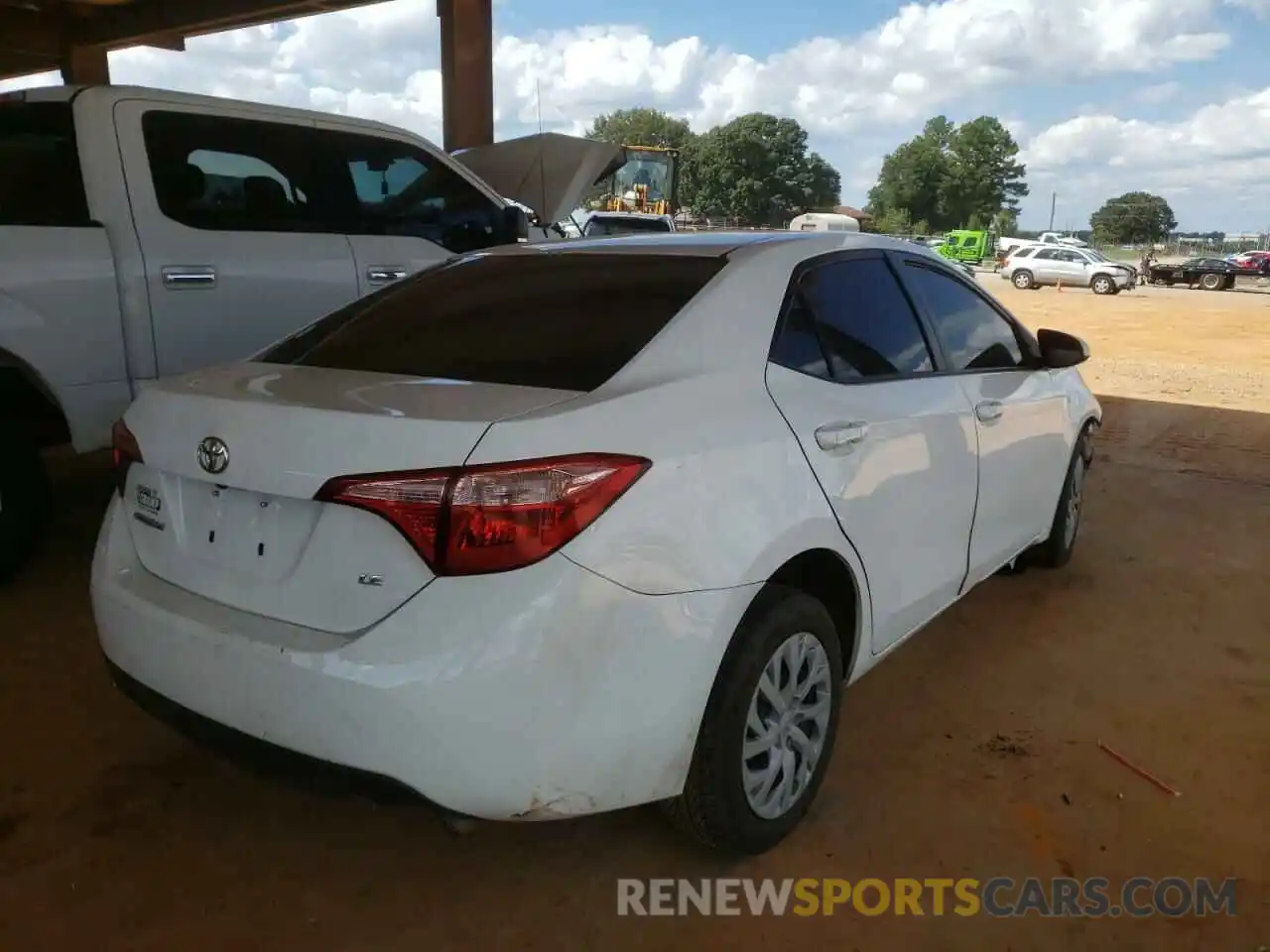 4 Photograph of a damaged car 5YFBURHE9KP878309 TOYOTA COROLLA 2019