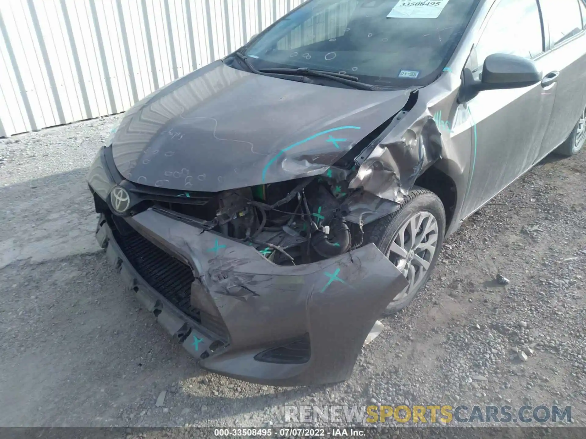 6 Photograph of a damaged car 5YFBURHE9KP878598 TOYOTA COROLLA 2019