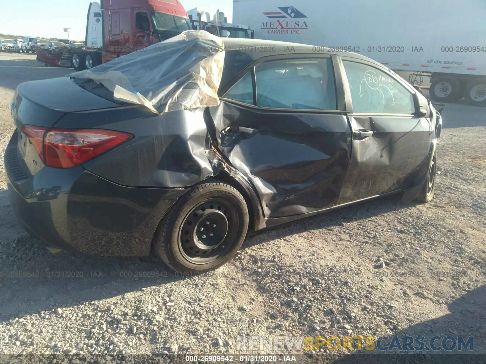 4 Photograph of a damaged car 5YFBURHE9KP879234 TOYOTA COROLLA 2019
