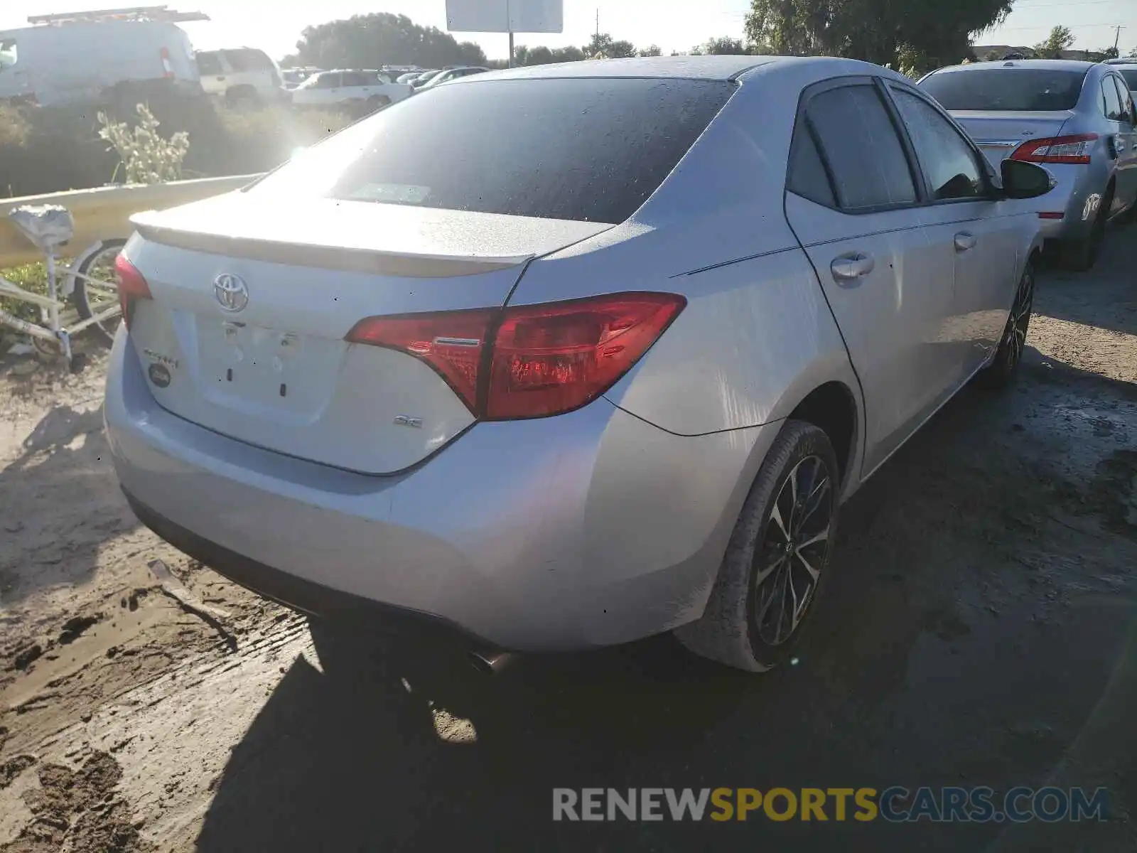 4 Photograph of a damaged car 5YFBURHE9KP879279 TOYOTA COROLLA 2019