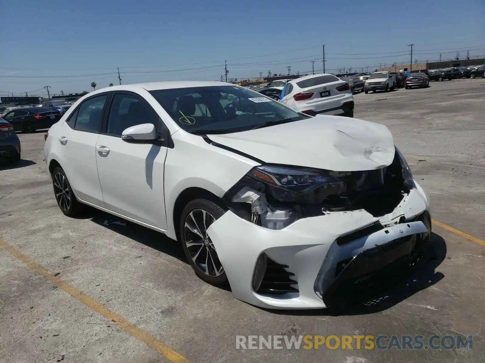 1 Photograph of a damaged car 5YFBURHE9KP879590 TOYOTA COROLLA 2019