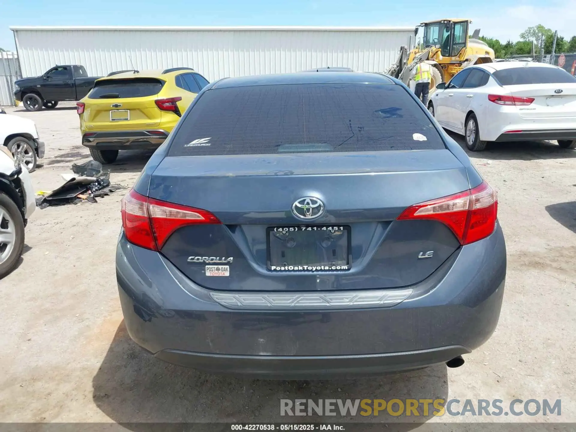 16 Photograph of a damaged car 5YFBURHE9KP880514 TOYOTA COROLLA 2019