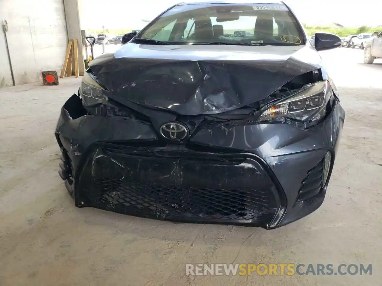 9 Photograph of a damaged car 5YFBURHE9KP880691 TOYOTA COROLLA 2019