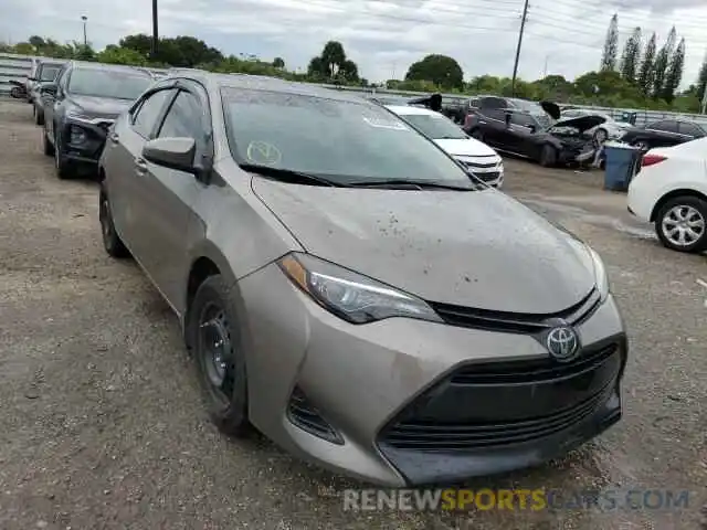 1 Photograph of a damaged car 5YFBURHE9KP881324 TOYOTA COROLLA 2019