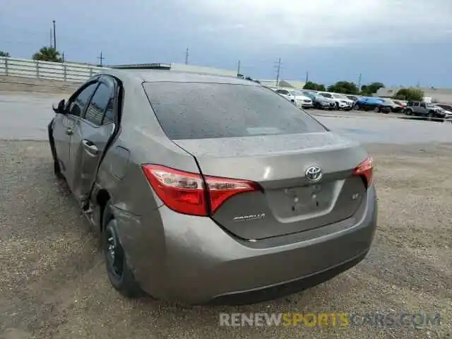 3 Photograph of a damaged car 5YFBURHE9KP881324 TOYOTA COROLLA 2019