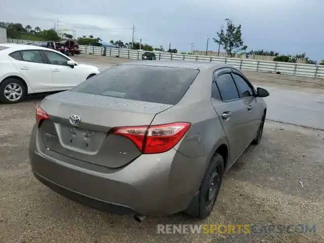 4 Photograph of a damaged car 5YFBURHE9KP881324 TOYOTA COROLLA 2019