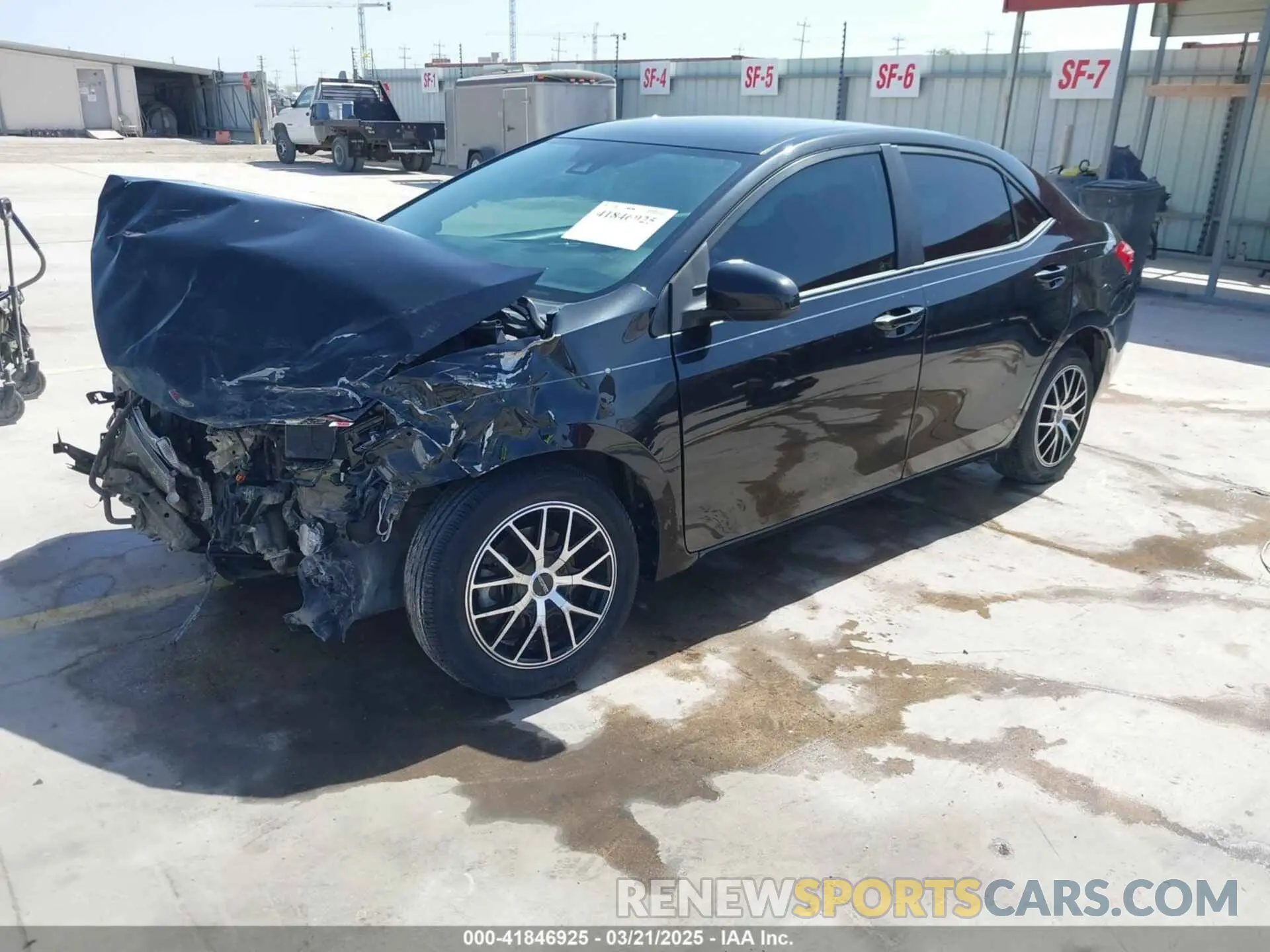 2 Photograph of a damaged car 5YFBURHE9KP882103 TOYOTA COROLLA 2019