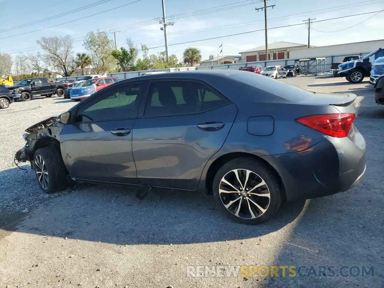 2 Photograph of a damaged car 5YFBURHE9KP883459 TOYOTA COROLLA 2019