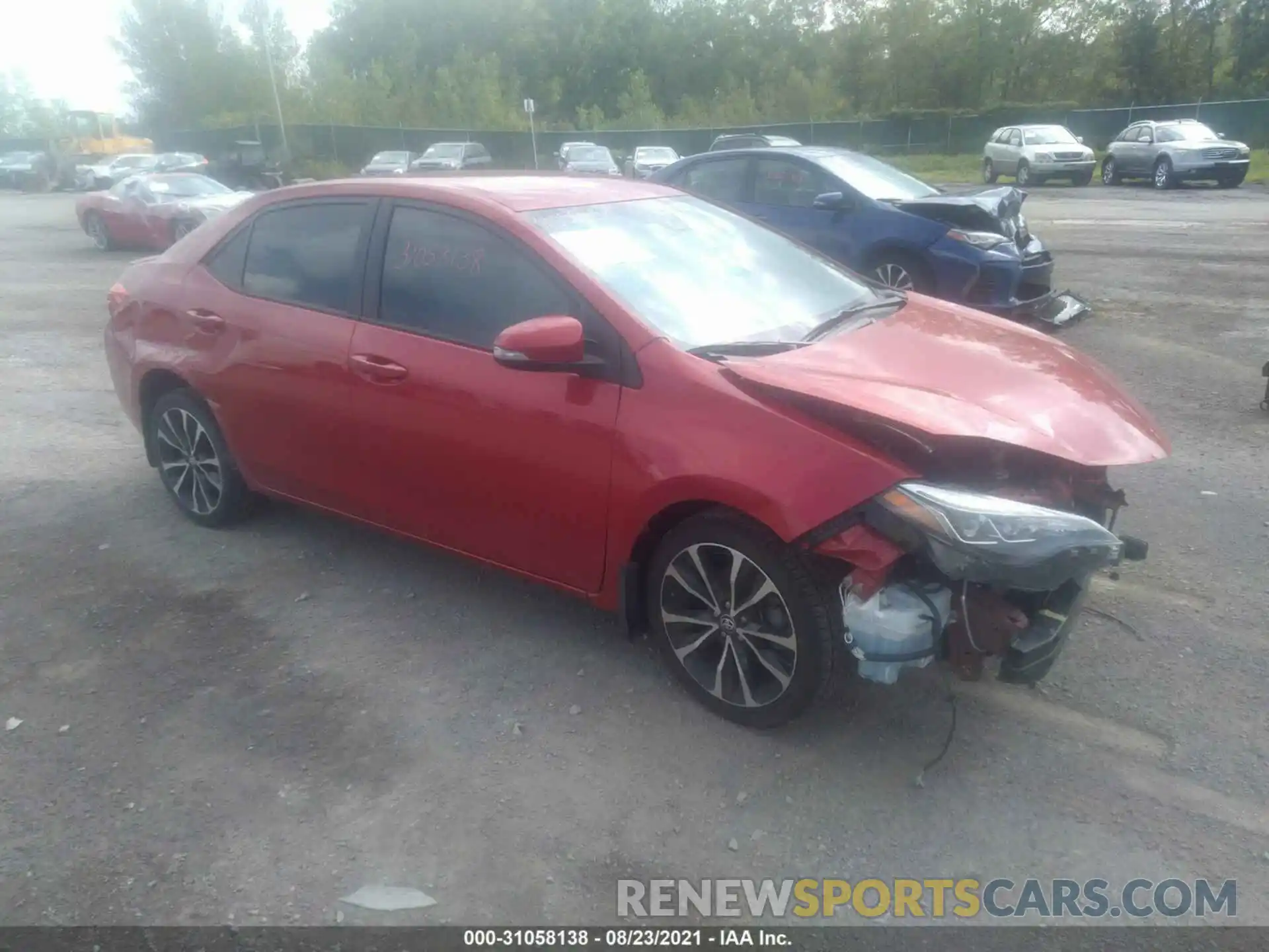 1 Photograph of a damaged car 5YFBURHE9KP884420 TOYOTA COROLLA 2019