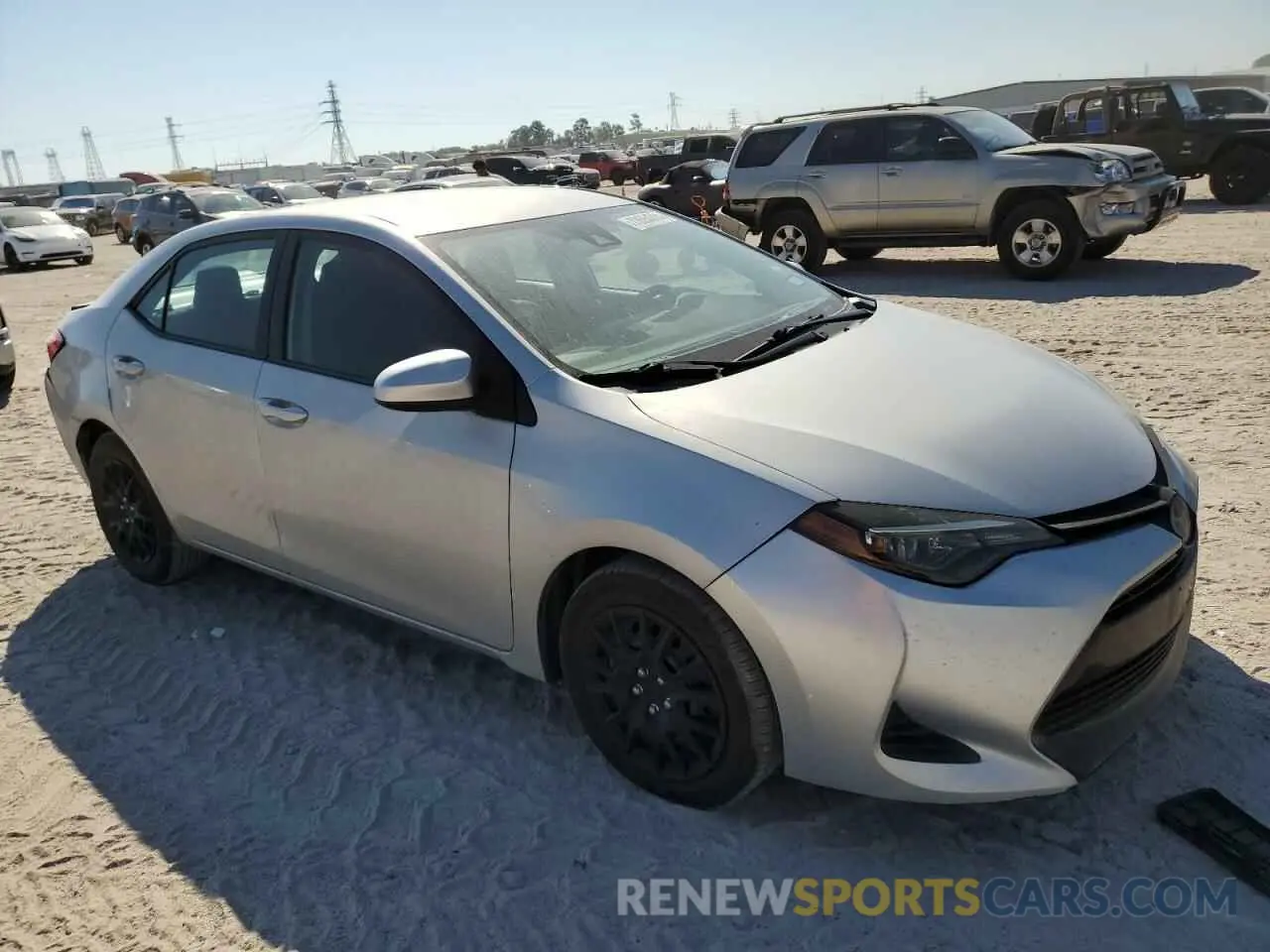 4 Photograph of a damaged car 5YFBURHE9KP884479 TOYOTA COROLLA 2019