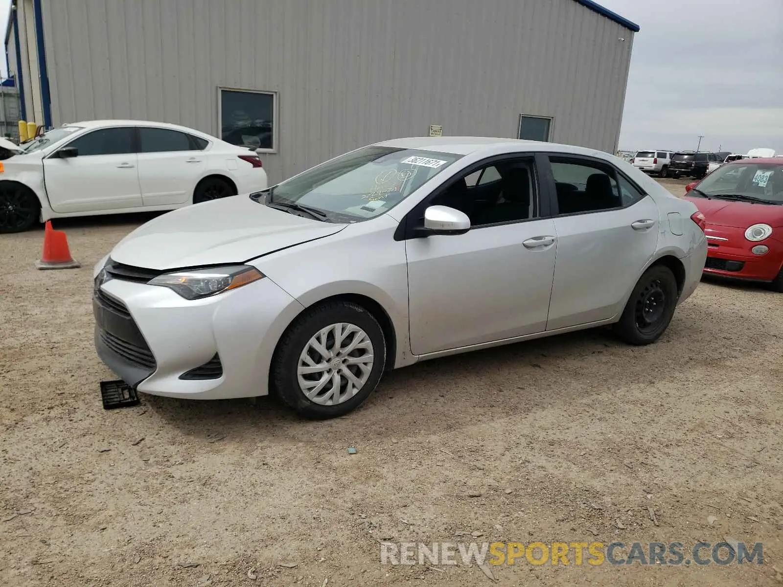 2 Photograph of a damaged car 5YFBURHE9KP885065 TOYOTA COROLLA 2019