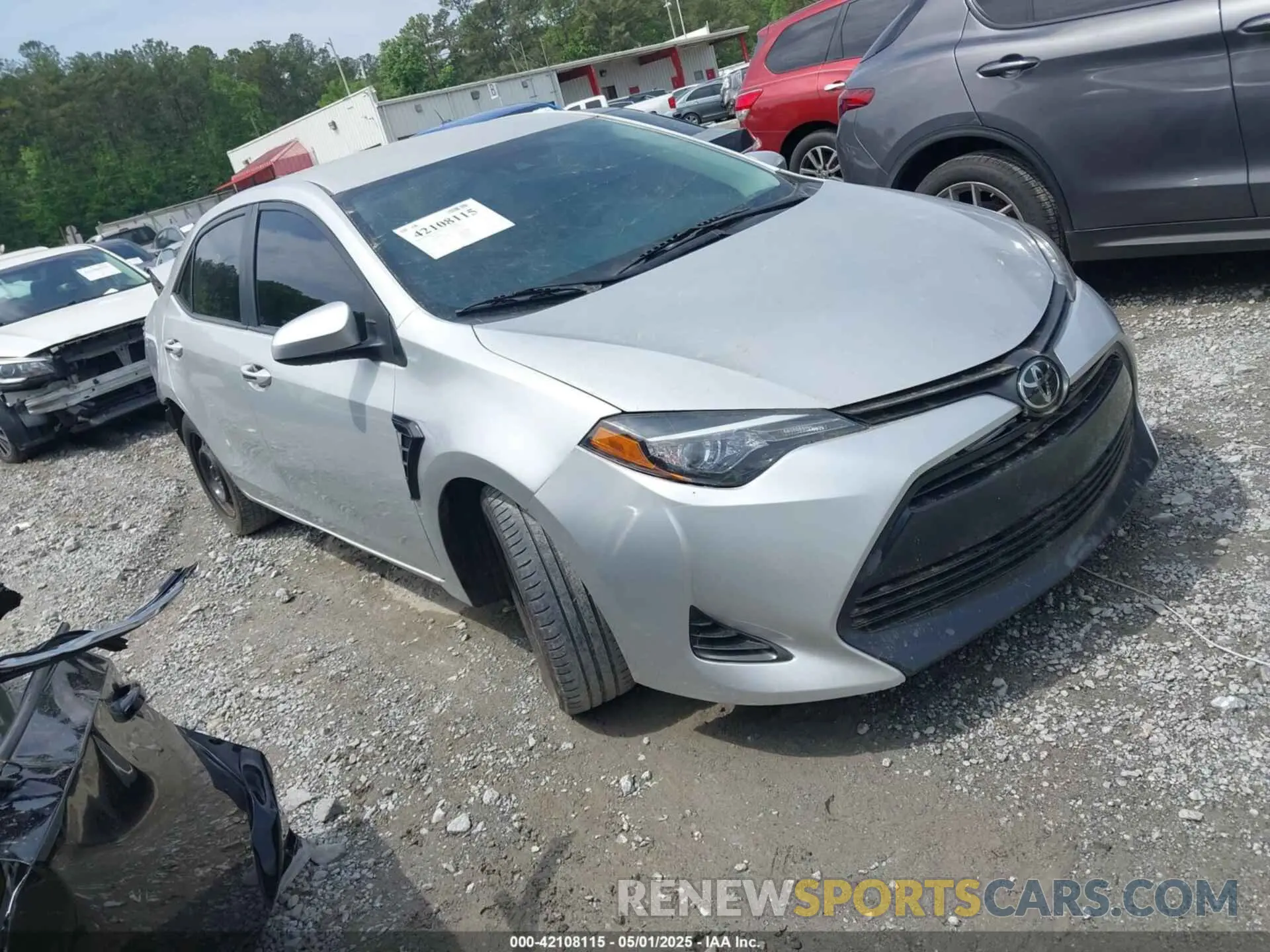 1 Photograph of a damaged car 5YFBURHE9KP886488 TOYOTA COROLLA 2019
