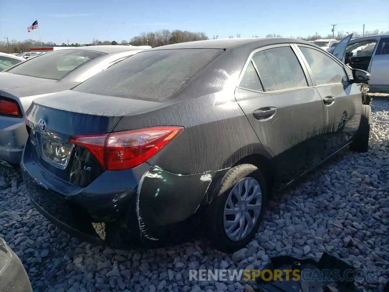 4 Photograph of a damaged car 5YFBURHE9KP887513 TOYOTA COROLLA 2019