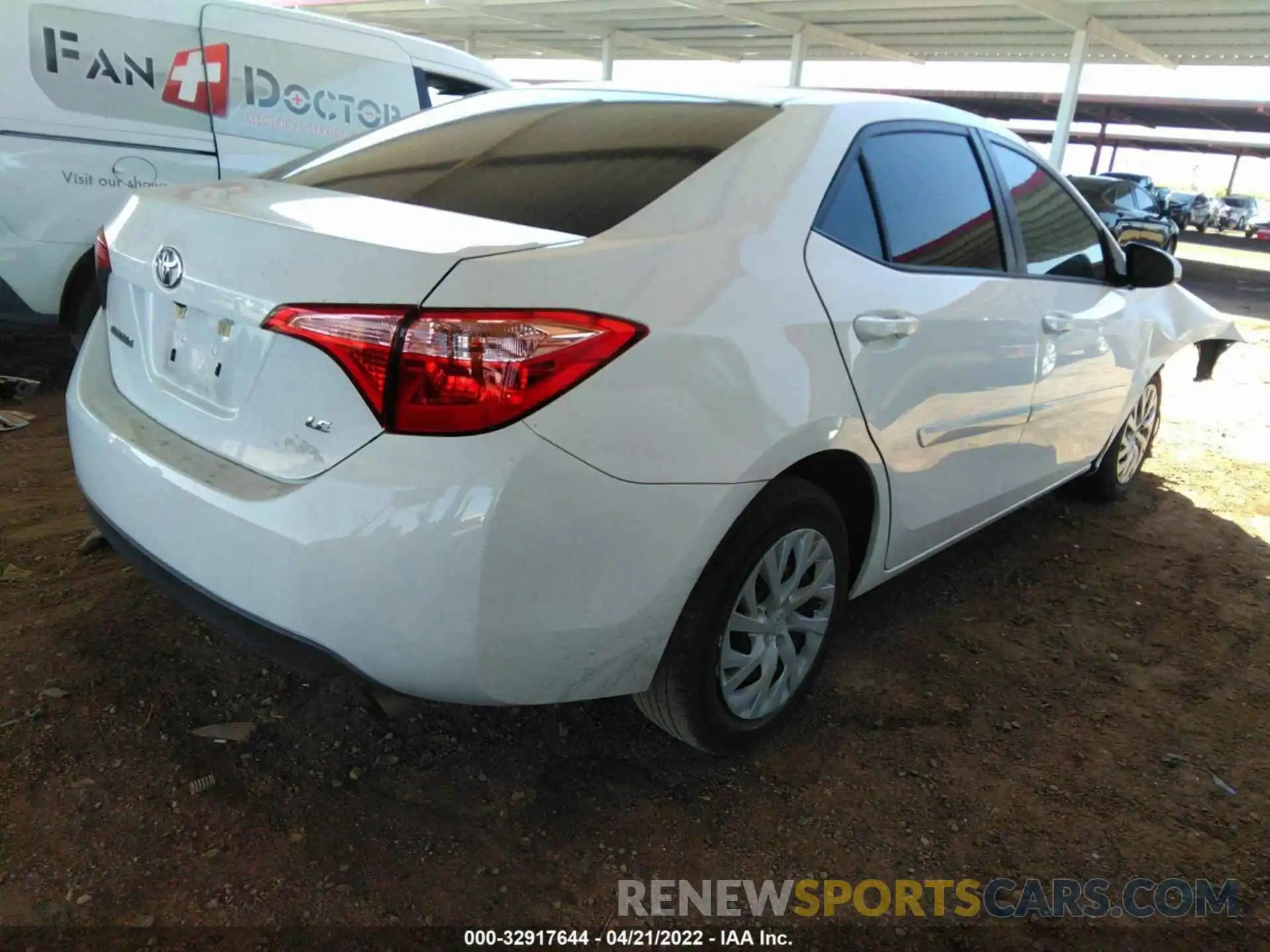 4 Photograph of a damaged car 5YFBURHE9KP888421 TOYOTA COROLLA 2019