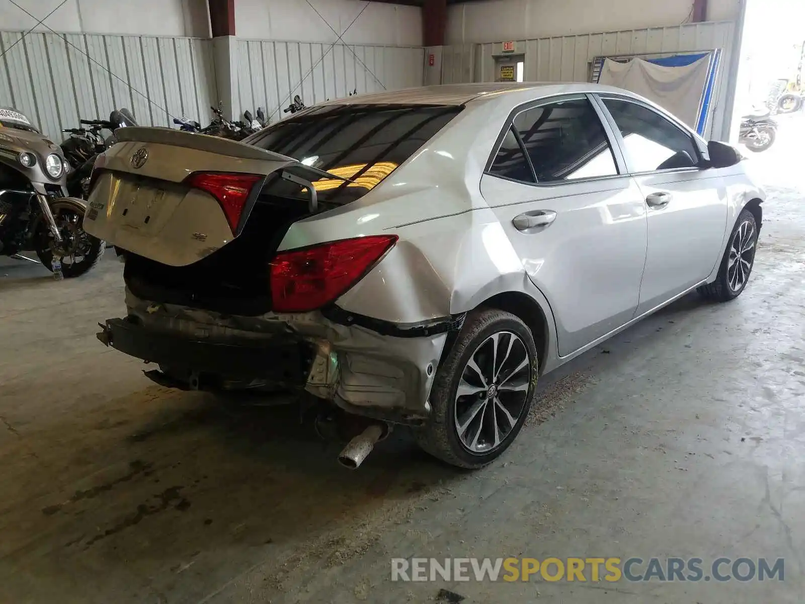 4 Photograph of a damaged car 5YFBURHE9KP888600 TOYOTA COROLLA 2019