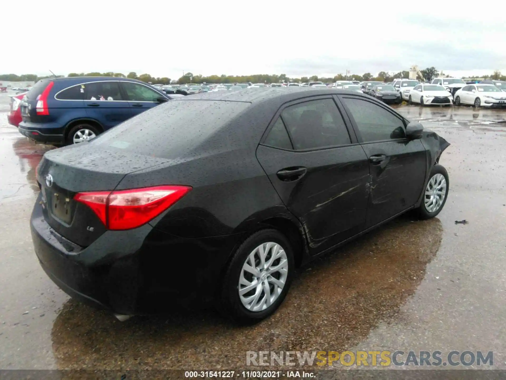 4 Photograph of a damaged car 5YFBURHE9KP890363 TOYOTA COROLLA 2019