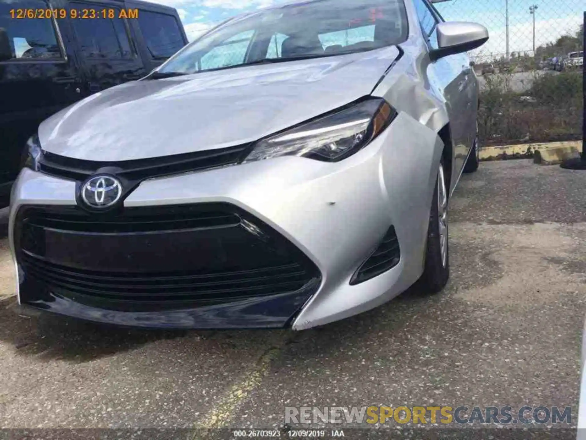 3 Photograph of a damaged car 5YFBURHE9KP891495 TOYOTA COROLLA 2019