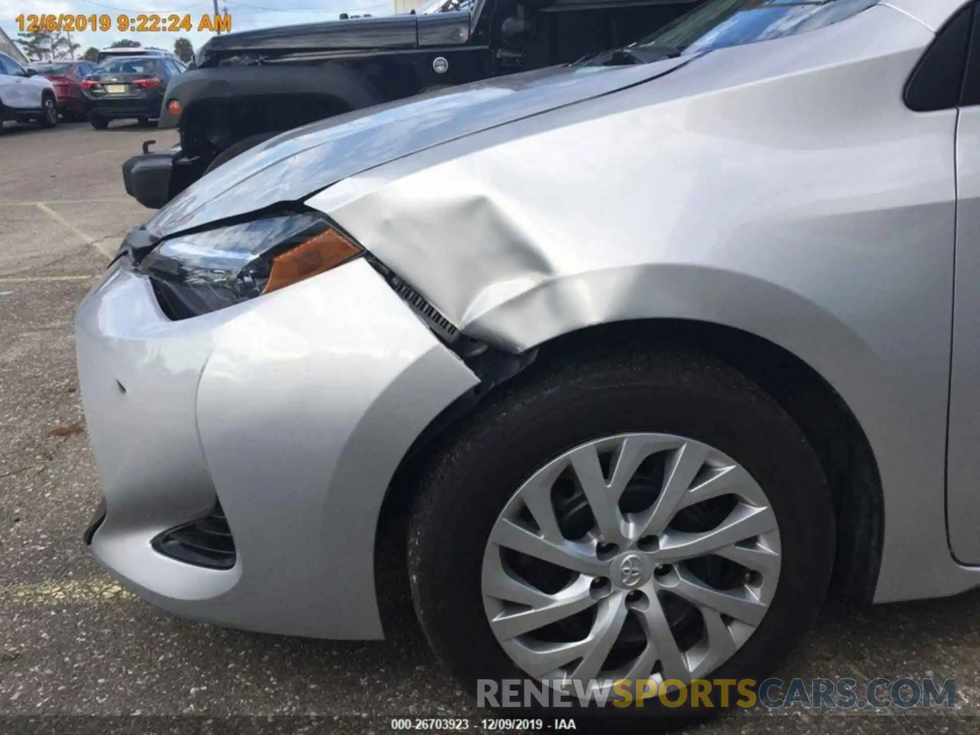 5 Photograph of a damaged car 5YFBURHE9KP891495 TOYOTA COROLLA 2019