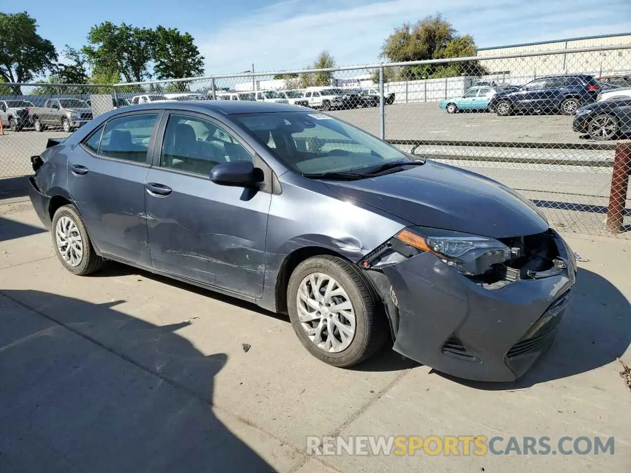 4 Photograph of a damaged car 5YFBURHE9KP893649 TOYOTA COROLLA 2019