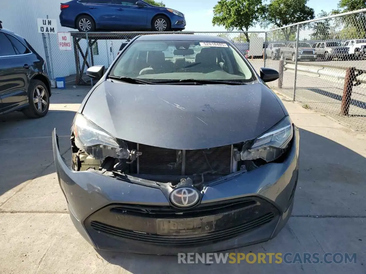 5 Photograph of a damaged car 5YFBURHE9KP893649 TOYOTA COROLLA 2019