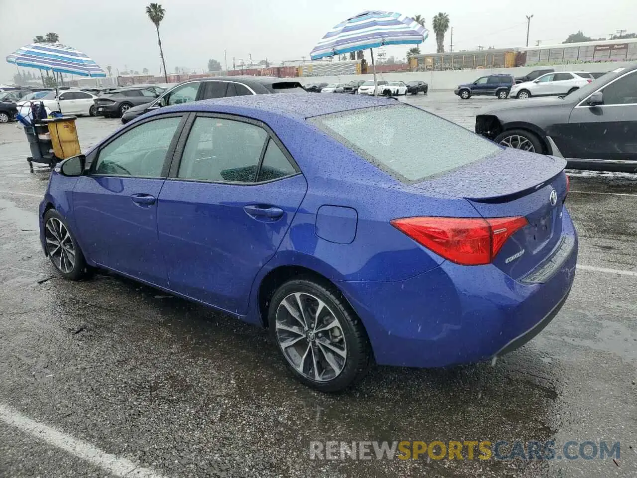 2 Photograph of a damaged car 5YFBURHE9KP896485 TOYOTA COROLLA 2019