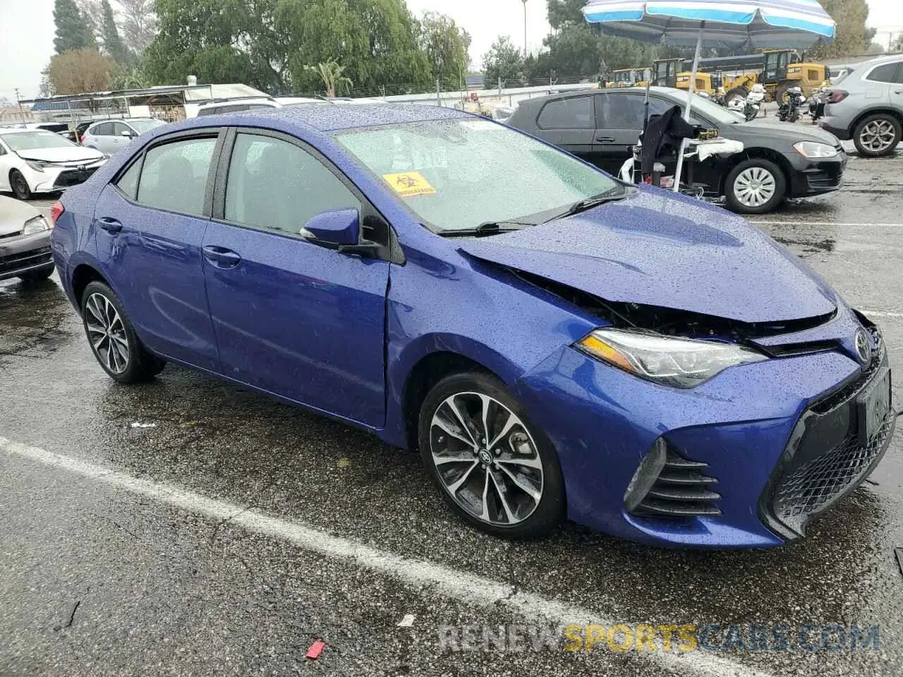 4 Photograph of a damaged car 5YFBURHE9KP896485 TOYOTA COROLLA 2019