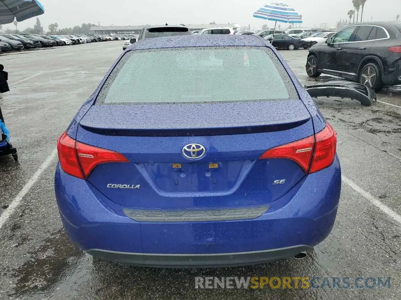 6 Photograph of a damaged car 5YFBURHE9KP896485 TOYOTA COROLLA 2019