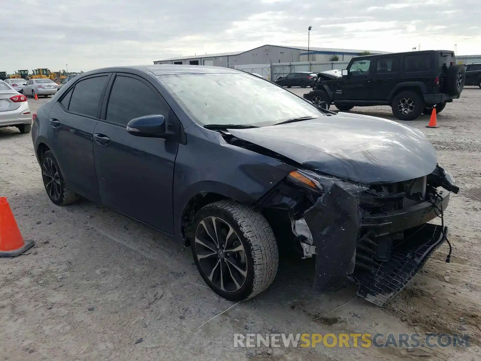 1 Photograph of a damaged car 5YFBURHE9KP897359 TOYOTA COROLLA 2019