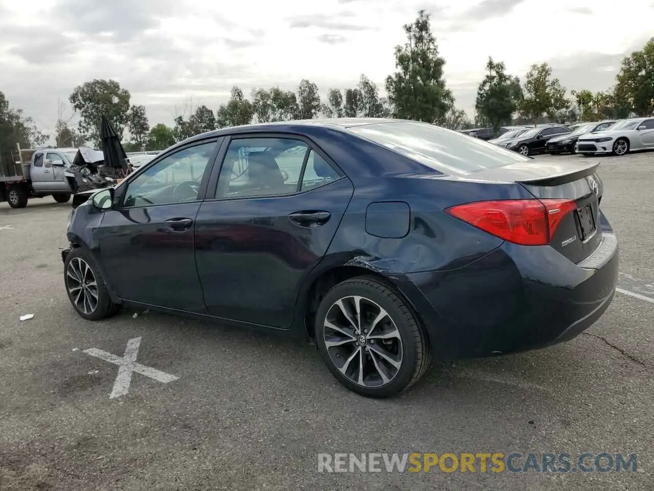 2 Photograph of a damaged car 5YFBURHE9KP899046 TOYOTA COROLLA 2019