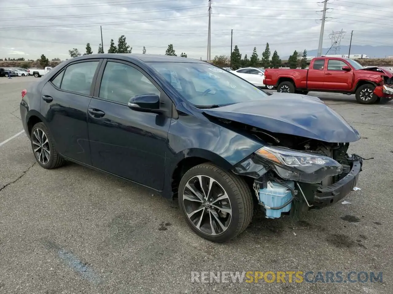 4 Photograph of a damaged car 5YFBURHE9KP899046 TOYOTA COROLLA 2019