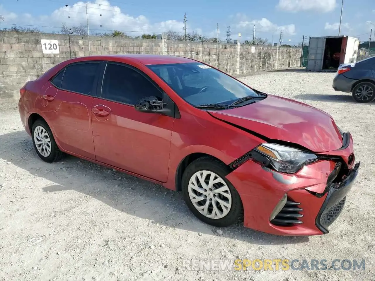 4 Photograph of a damaged car 5YFBURHE9KP899449 TOYOTA COROLLA 2019