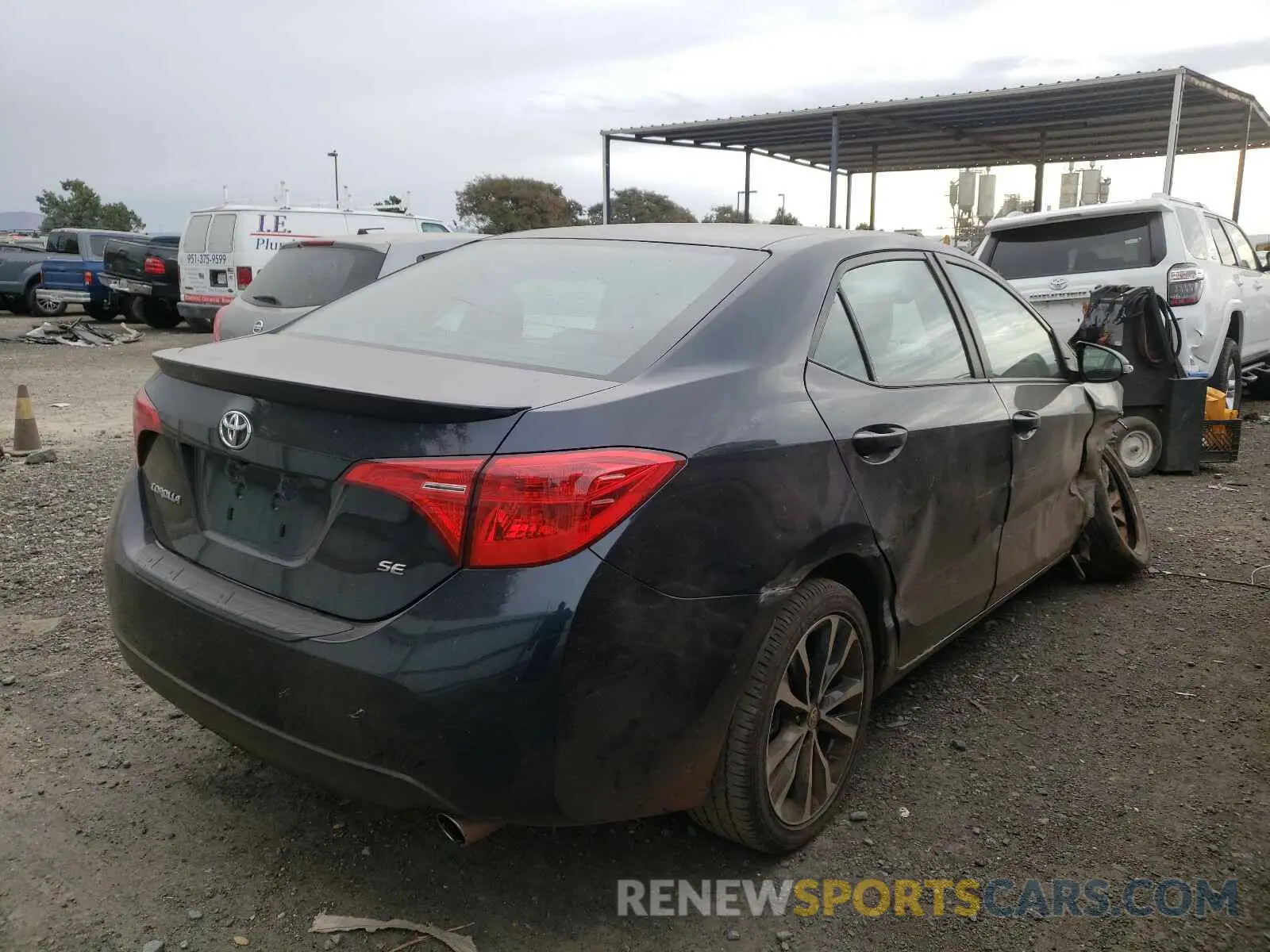 4 Photograph of a damaged car 5YFBURHE9KP900261 TOYOTA COROLLA 2019