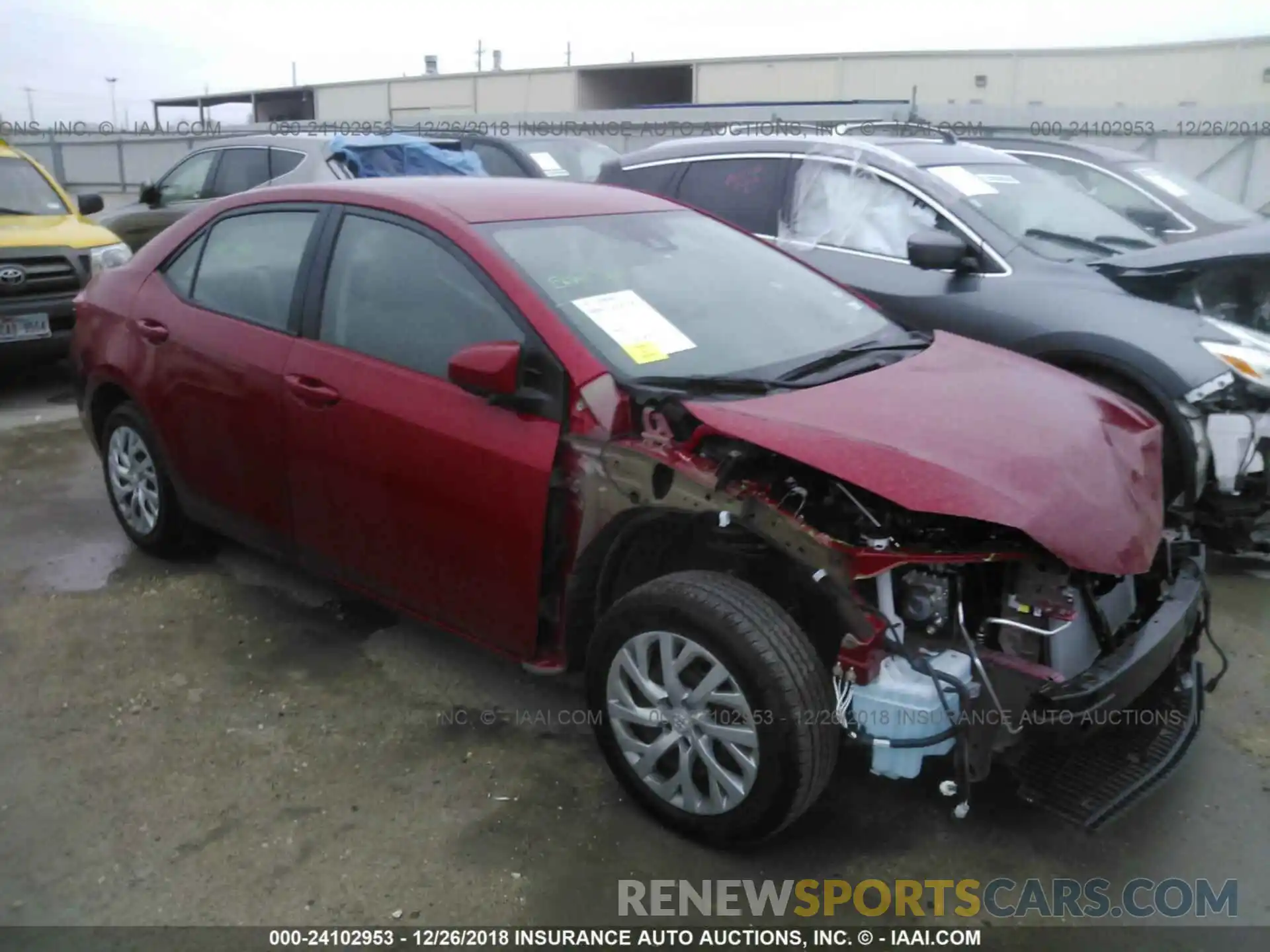 1 Photograph of a damaged car 5YFBURHE9KP903242 Toyota Corolla 2019