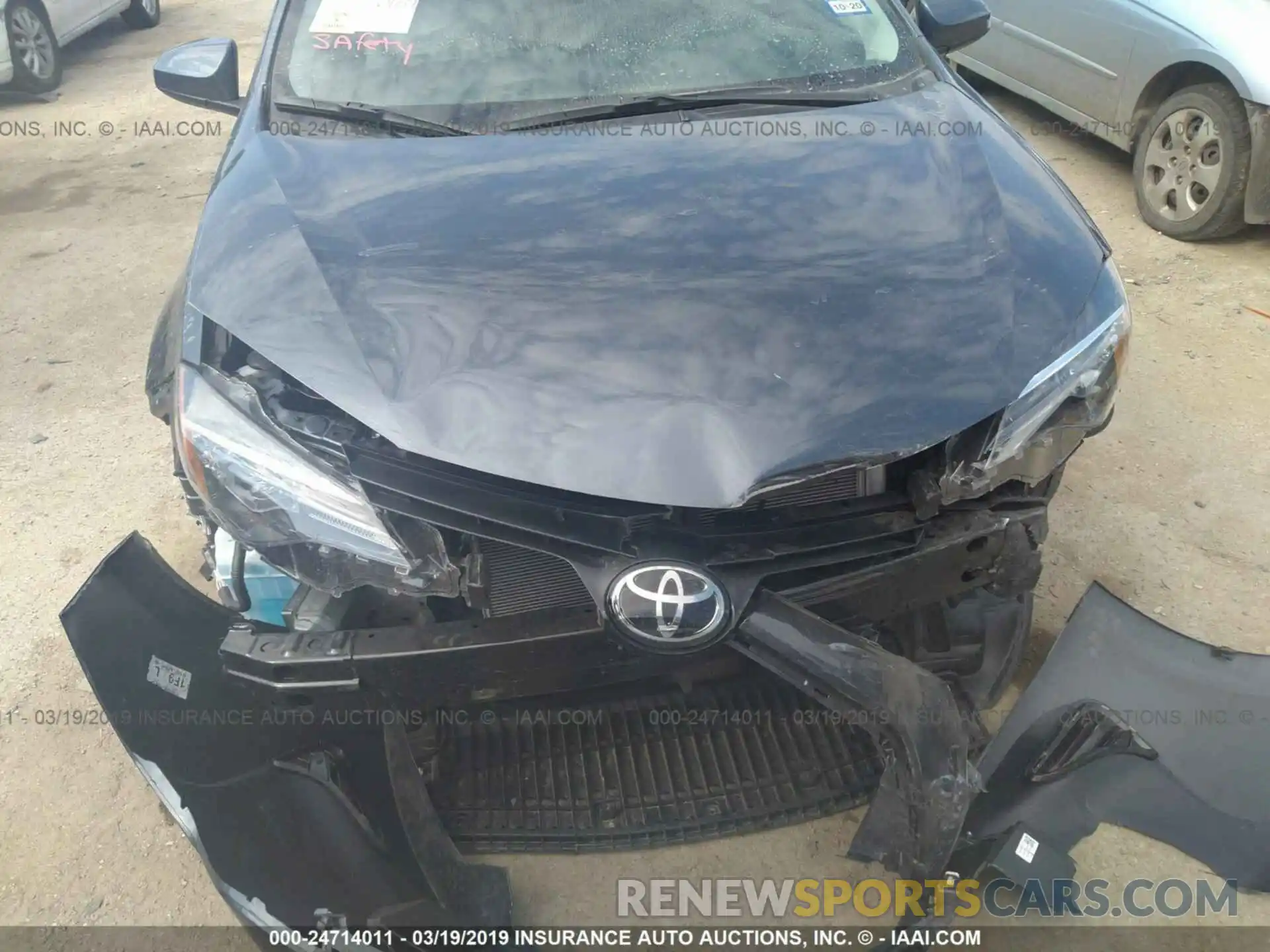 6 Photograph of a damaged car 5YFBURHE9KP904438 TOYOTA COROLLA 2019