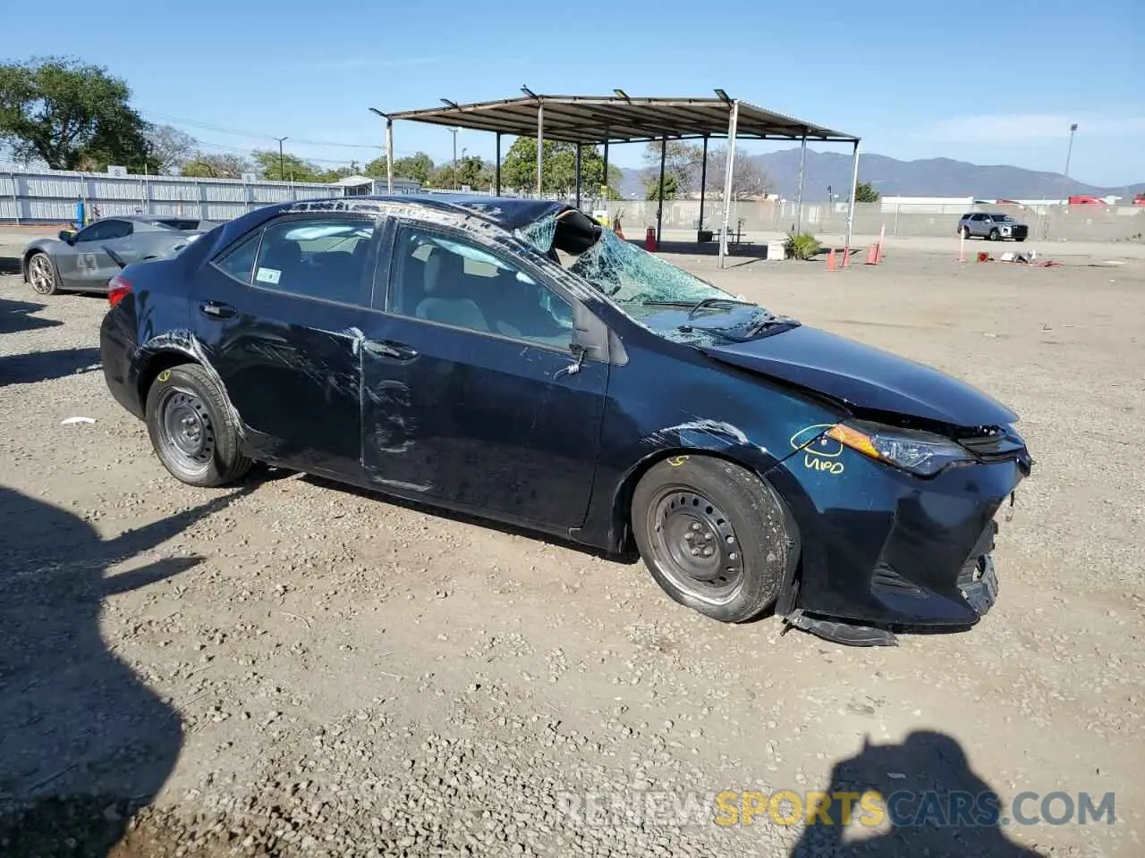 4 Photograph of a damaged car 5YFBURHE9KP904634 TOYOTA COROLLA 2019