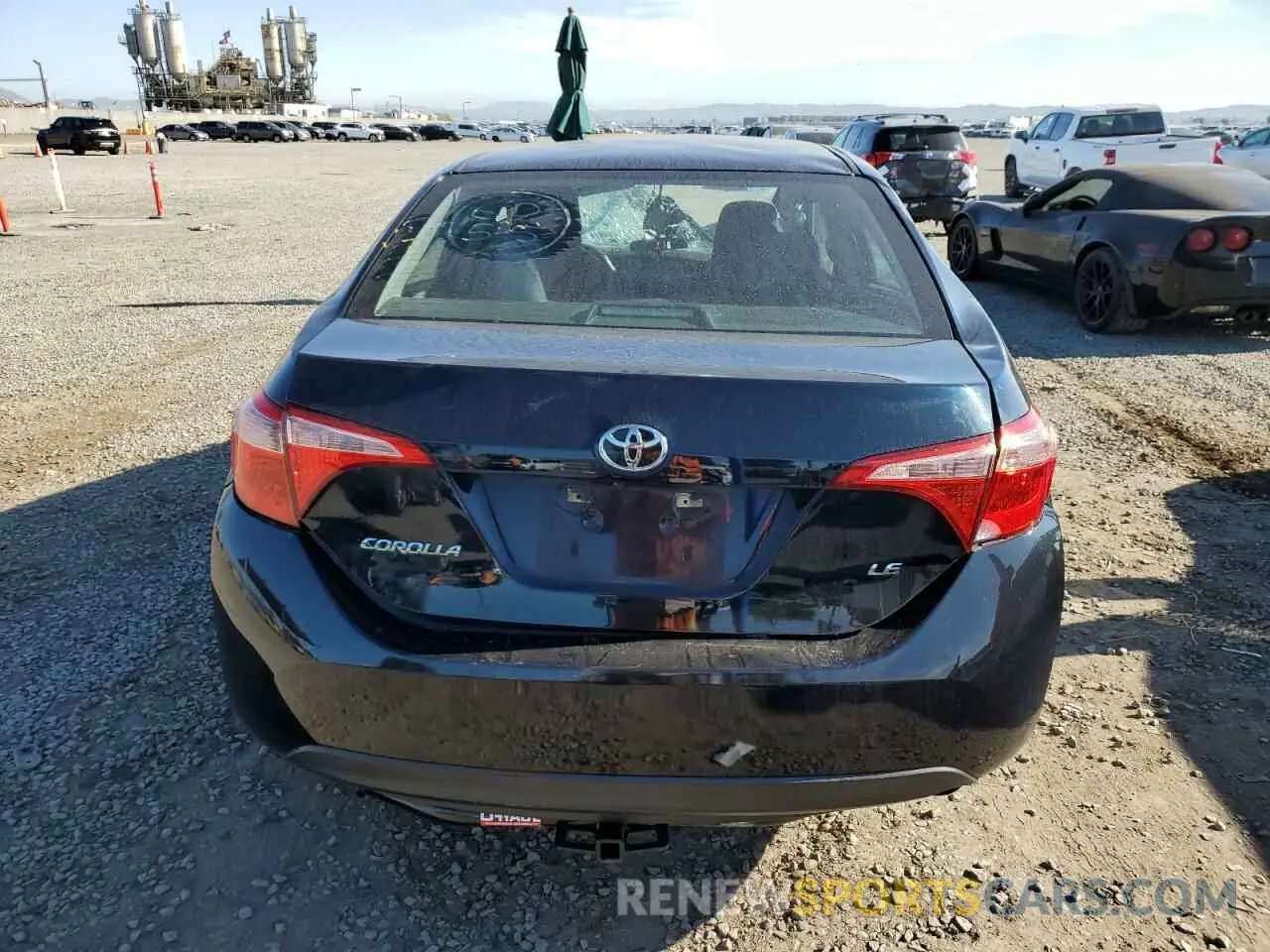 6 Photograph of a damaged car 5YFBURHE9KP904634 TOYOTA COROLLA 2019