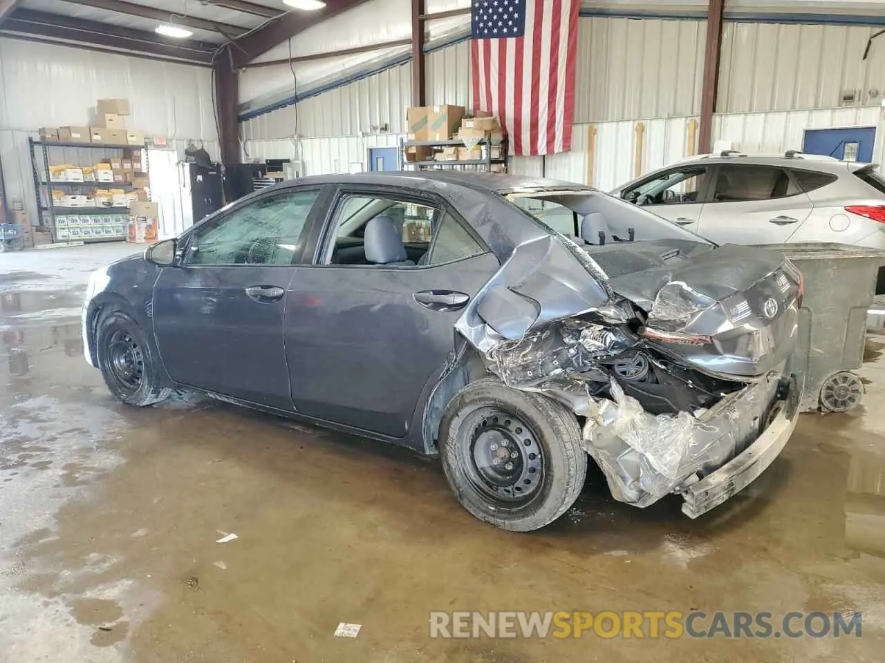 2 Photograph of a damaged car 5YFBURHE9KP905329 TOYOTA COROLLA 2019