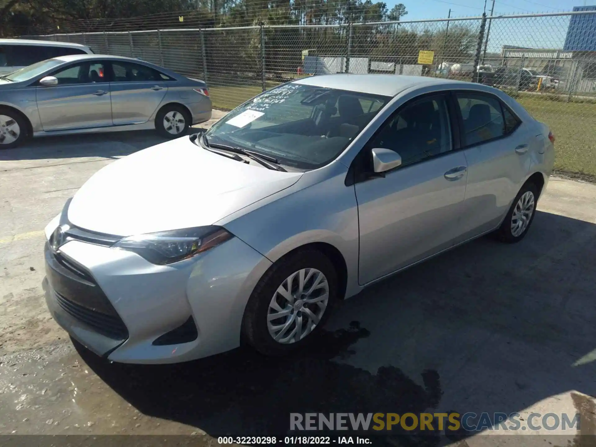 2 Photograph of a damaged car 5YFBURHE9KP908764 TOYOTA COROLLA 2019