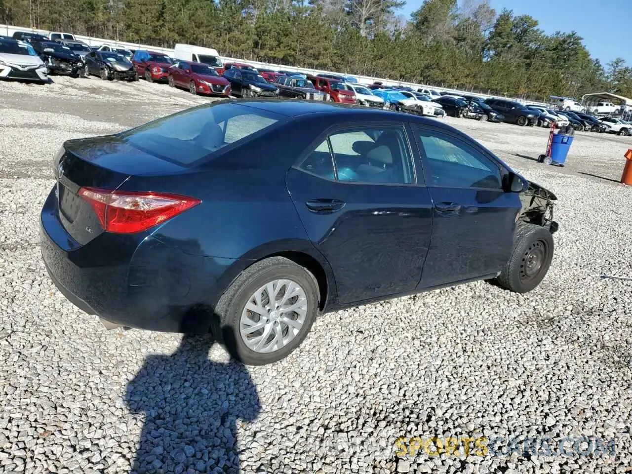 3 Photograph of a damaged car 5YFBURHE9KP909784 TOYOTA COROLLA 2019